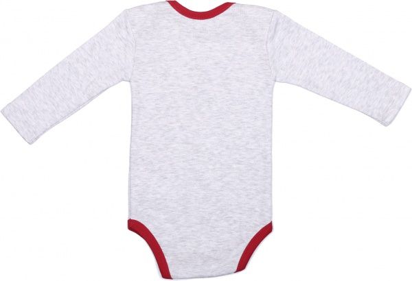 Комбінезон Фламінго р.68 світло-сірий із принтом 357-1009 