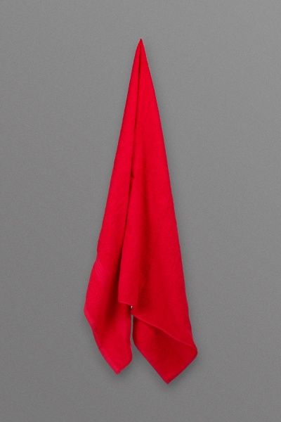 Полотенце Косичка 360гр/м 100x150 см красный Simi 