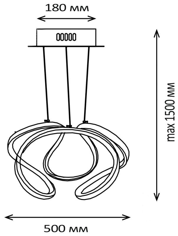 Підвіс Hopfen Columba 60W