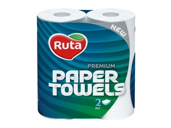Паперові рушники Ruta Premium двошаровий 2 шт.