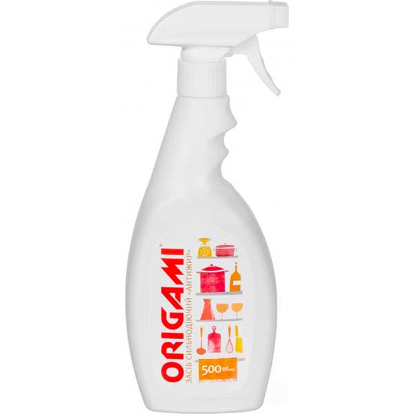 Засіб для чищення кухонних поверхонь Origami для чищення кухонних поверхонь Антижир спрей