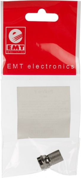 Штекер EMT роз'єм F з накруткою 18 мм (1-0214)