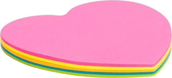 Бумага для заметок 70x70 мм 50 листов в форме сердца 2443-01-A Axent