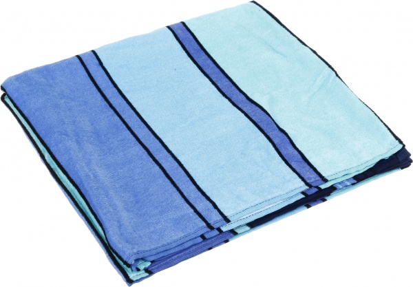 Полотенце пляжное Blue Stripes 71x147 см разноцветный Luna 