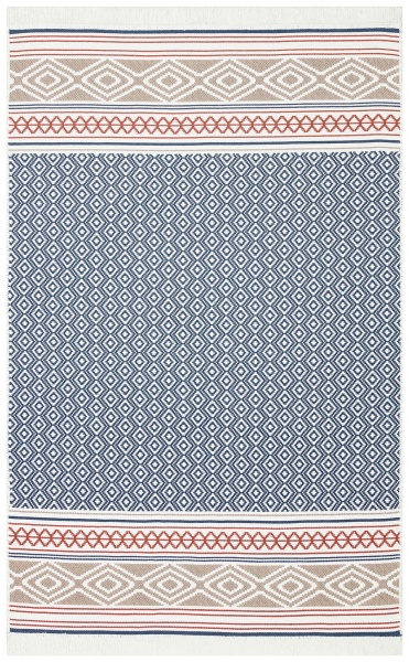 Килим Ekohali Arya AR 26 Navy Beige 120x180 см двосторонній 