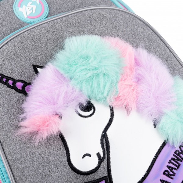 Рюкзак каркасний YES Fashion S-89 Unicorn сірий
