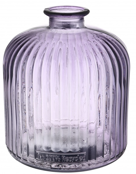 Ваза скляна San Miguel Daroca 18 см мальва 