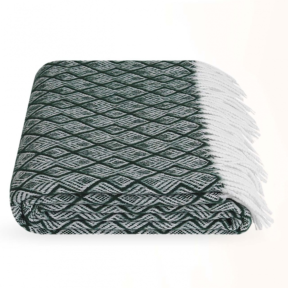 Плед Жасмин 140x200 см бордовий Вултекс-С