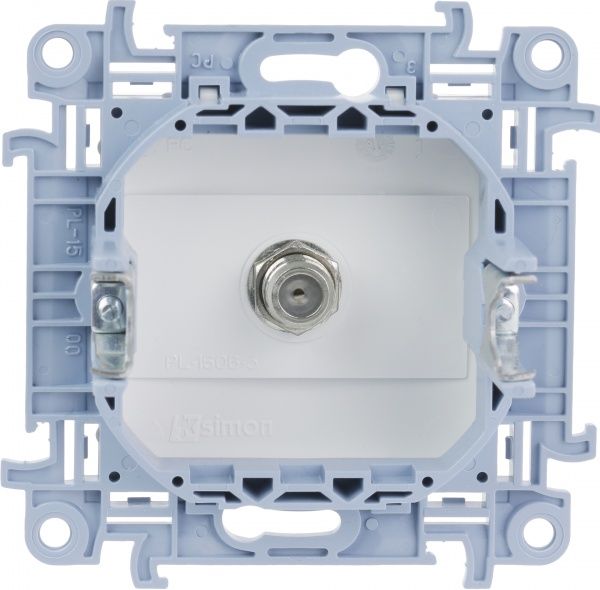 Розетка TV Simon 10 білий CAK1.01/11