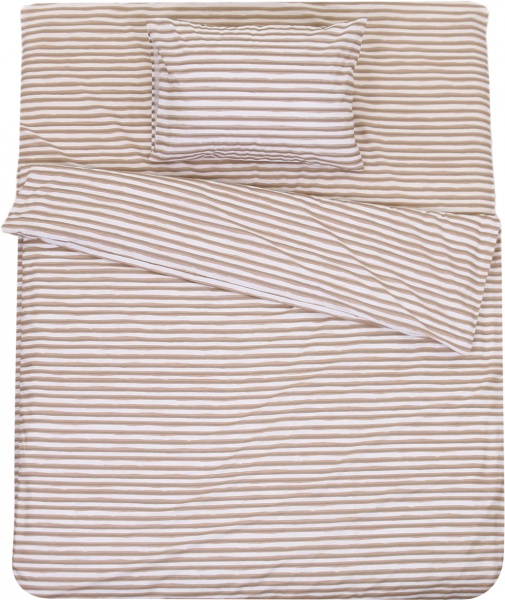 Комплект постельного белья Strip Beige 1,5 UP! (Underprice) 