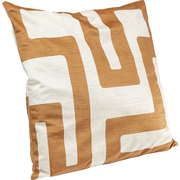 Подушка Лабиринт 45x45 см красный KARE Design 