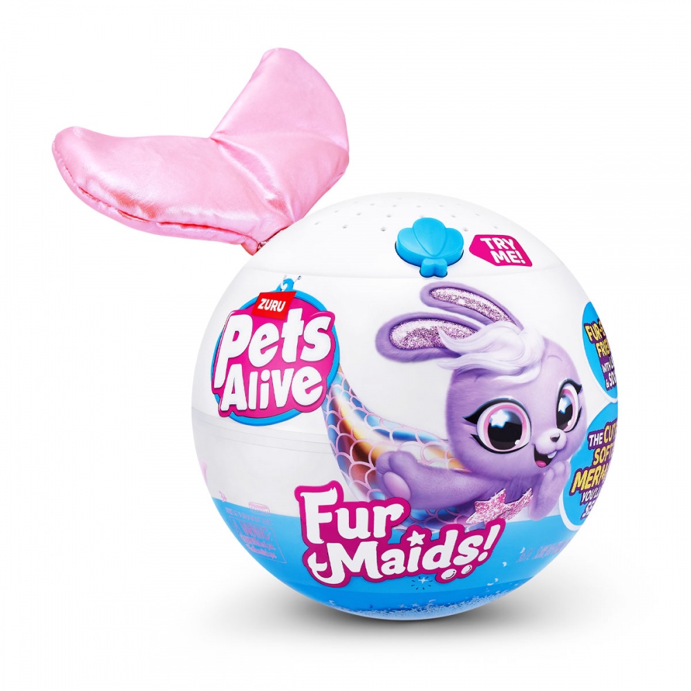 Интерактивный игровой набор Pets & Robo Alive серии Furmaids – Котенок Пурл 9555A