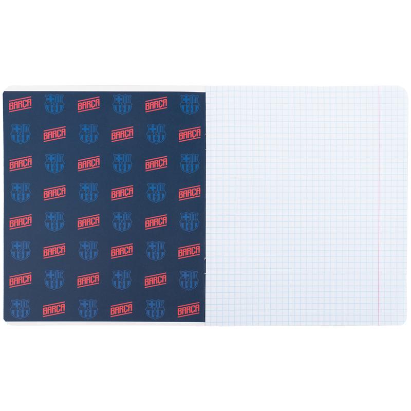 Тетрадь школьная 12 лист. ячейка FC Barcelona KITE