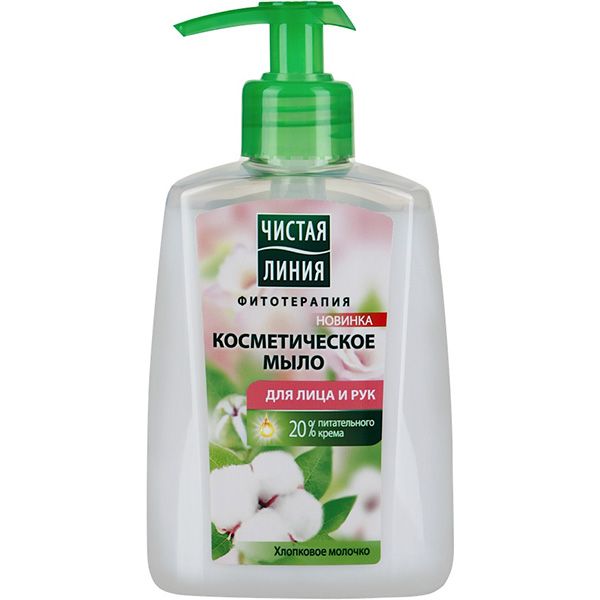 Мило рідке Чиста Лінія Бавовняне молочко 80 г