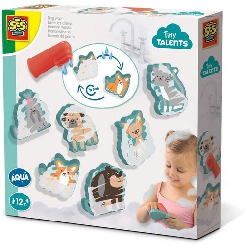 Набор игрушек для ванной SES серии Tiny Talents_Искупай собачек 13084S