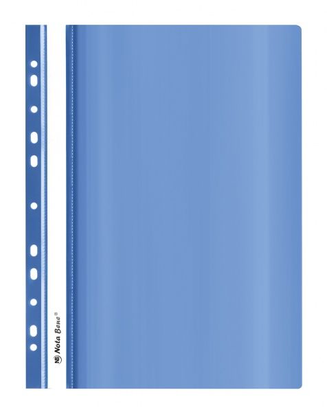 Швидкозшивач А4 з прозорим верхом синя Nota Bene