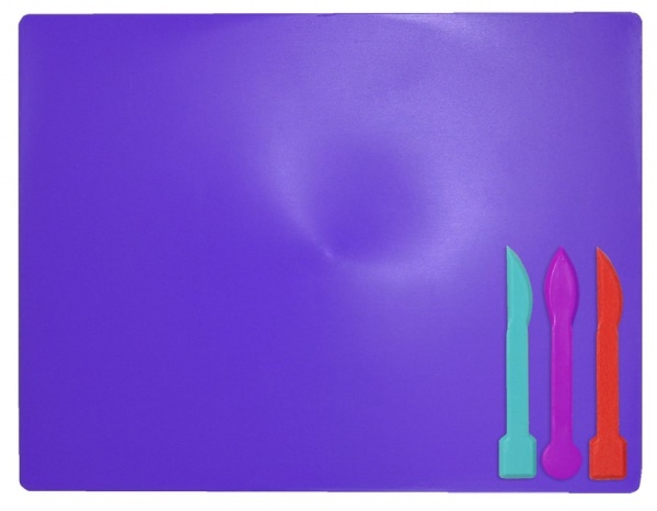 Доска для пластилина 3 стека ассорти ZiBi