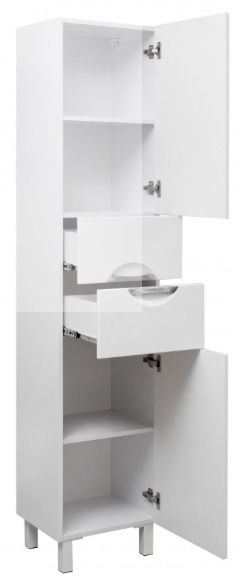 Пенал напольный Сансервіс Laura-40 белый