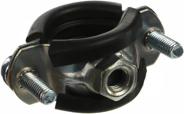 Хомут із гумовою прокладкою з гайкою М8 1/2