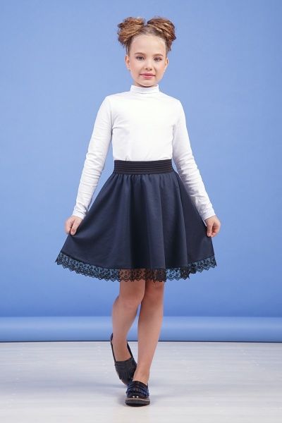 Спідниця шкільна 30-9001-2 Zironka р.128 синій 