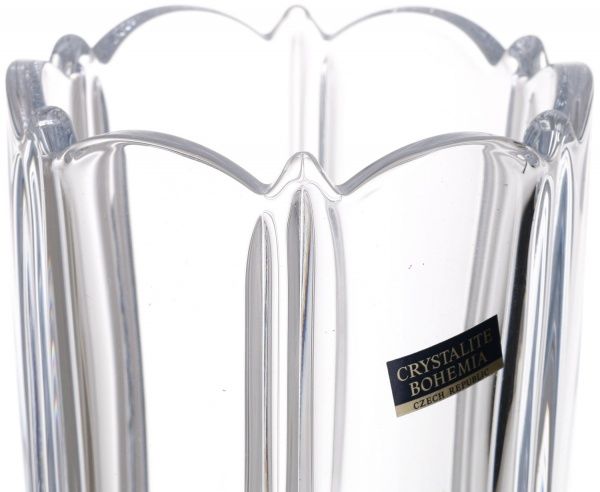 Ваза Orion скляна прозора 20 см Bohemia