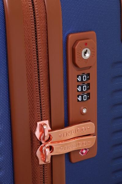 Валіза 41 л синій LS22200 49х36х23 ABS 