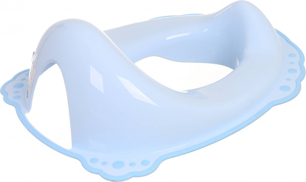 Накладка детская на унитаз Bambinelli с резинкой голубой 39x30x13.5 см