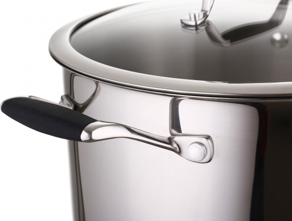 Набор посуды Houston 10 предметов со стеклянными крышками Flamberg Premium