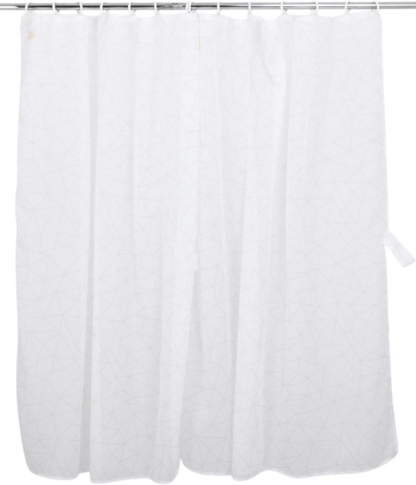 Тюль кухонна Amelie 2 шт. з прихватами білий 140х160 см La Nuit