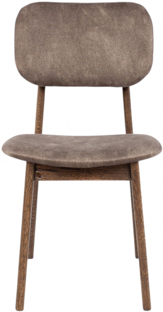 Стул обеденный LORI Отис Н Dekora Group Palladium 05 Brown коричневый / дуб коричневый