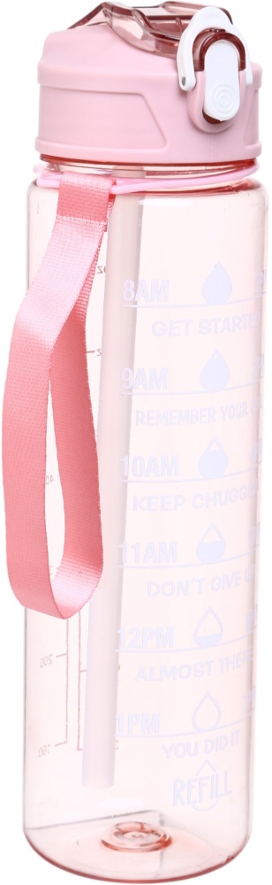 Пляшка для води Maxmark Motivation 750 мл рожева