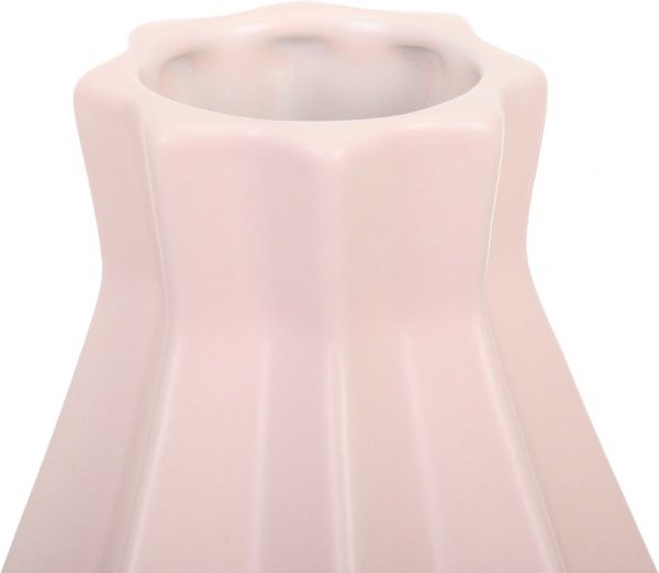 Ваза керамическая розовая Азуми 22х14 см