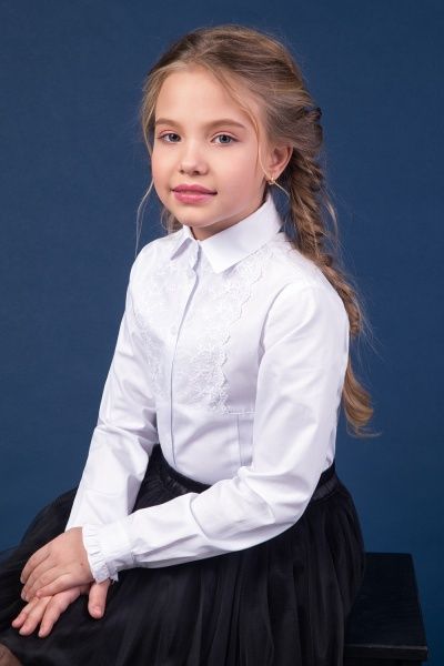 Блуза Zironka 26-9039-1 р.134 белый 