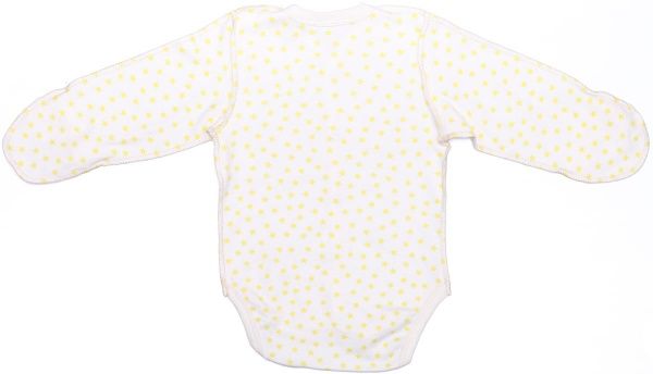 Боди Bambinelli желтая звездочка р.68 белый с рисунком 