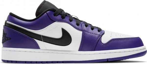 Кроссовки Nike AIR JORDAN 1 LOW 553558-500 р.8,5 фиолетовый