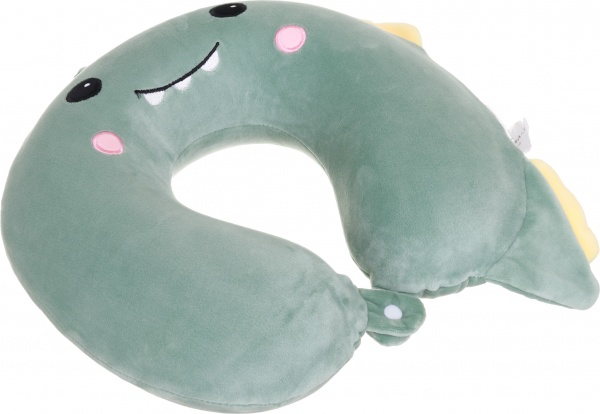 Подушка дорожная Дракоша 30х30 см салатовый Luna