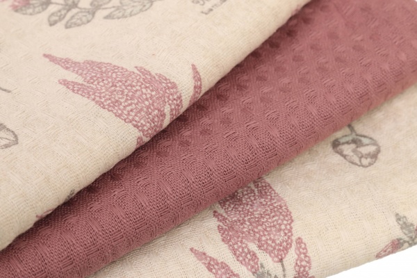 Набір рушників вафельних Лаванда 45x60 см Luna різнокольоровий 