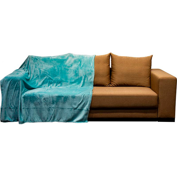 Плед мікрофібра Underprice аква 160x200 см