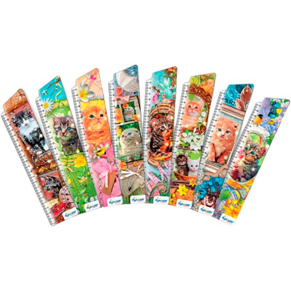 Набор закладок для книг Коты 8 шт. BM-1154 Бумагия