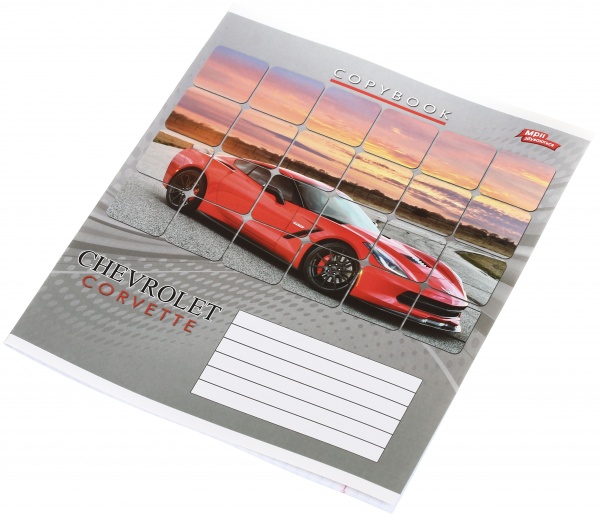 Зошит шкільний уф-лак 12 аркушів у клітинку в асортименті Мрії збуваються