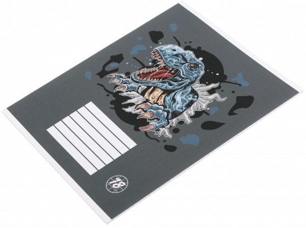 Тетрадь школьная Dinosaur 18 листов клетка Nota Bene