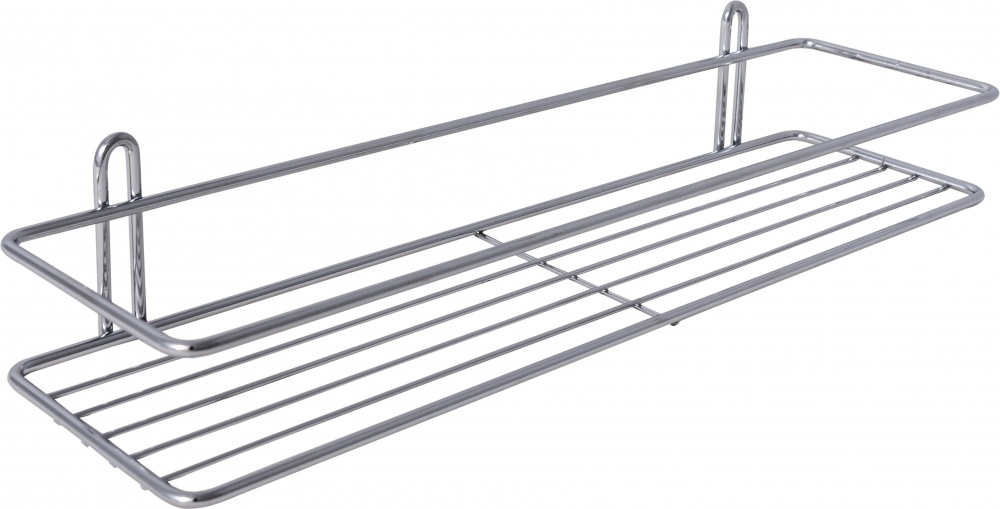 Полка для ванной VOLVER прямоугольная 1-ярусная хром 41301
