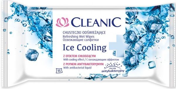 Вологі серветки Cleanic Ice Cooling 15 шт.