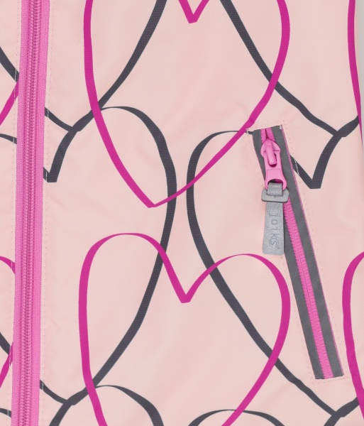 Куртка дитяча для дівчинки JOIKS р.134 рожевий EW-09 