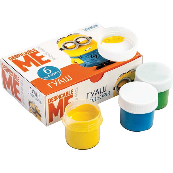 Гуашь Despicable Me 6 цветов