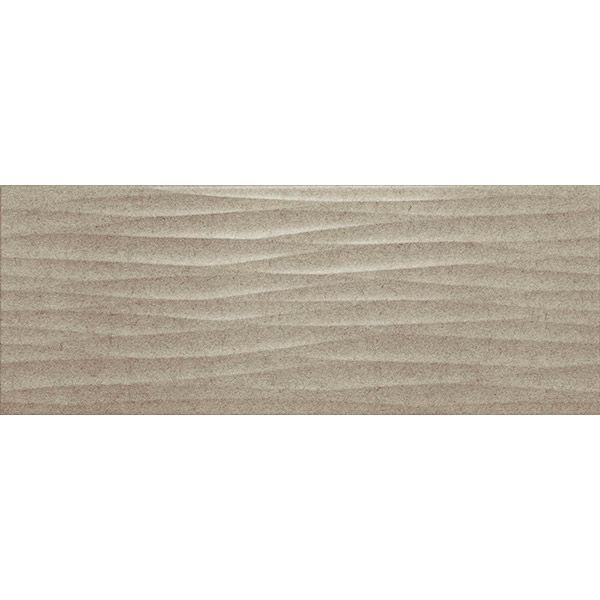 Плитка InterCerama Luna бежевая темная рельеф 23х60 175 022 / Р 
