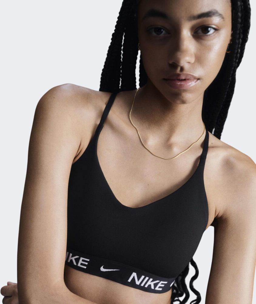 Бра Nike W NK DF INDY LGT SPT BRA FD1062-011 р.S чорний
