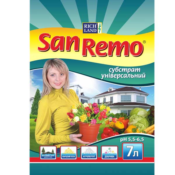 Субстрат San Remo універсальний 7 л