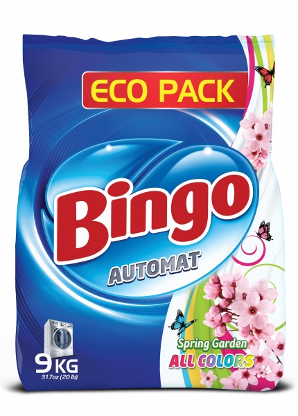 Стиральный порошок для машинной стирки Bingo Color 9 кг 