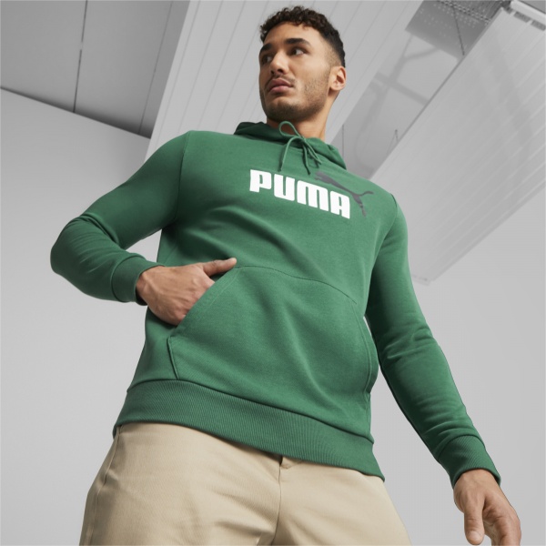 Джемпер Puma PUMA ESS+ 2 Col Big Logo HOODIE TR 58676537 р. 3XL зелений